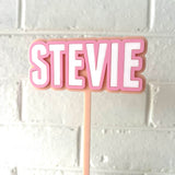 Bold Custom Name Topper