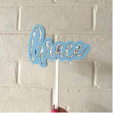 Cursive Custom Name Toppers