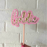 Cursive Custom Name Toppers