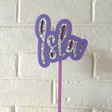 Cursive Custom Name Toppers