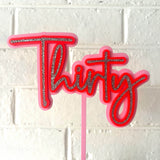 Custom Word Cake Toppers