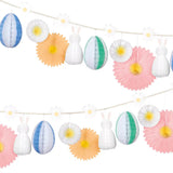Honeycomb Easter Bunny Garland