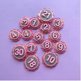 Glitter Birthday Badge