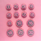 Glitter Birthday Badge