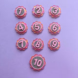 Glitter Birthday Badge