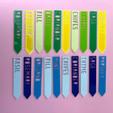 Set of 10 Herb Stakes - Customisable!