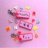 *Limited Edition* - Pink/Red Mothers Day Charm Keyring