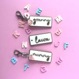 *Limited Edition* - Ivory/Taupe Mothers Day Charm Keyring