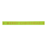Neon Green - Merry Christmas Ribbon