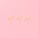 Mini Bow Toppers - Set of 3