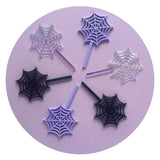 Web Cupcake Toppers - Set of 6