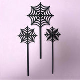 Web Cake Toppers - Set of 3