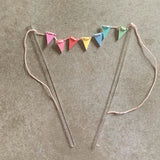 Bunting Cake Topper - Pastels