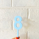 Pastel Blue Cake Topper