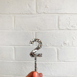 Small Glitz Number Toppers