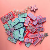 Custom Name Keyring - Bold Font