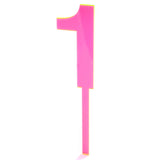 Pink Perspex Cake Topper - More numbers available