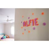 Name Kit: Neon Orange/Lilac