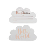Rose Gold Baby Shower invites