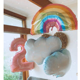 Glitter Pastel Rainbow Balloon