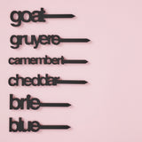 Cheese Markers - Matte Black