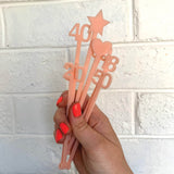Blush Drink Stirrers