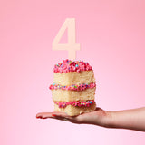 Large Blush Cake Topper