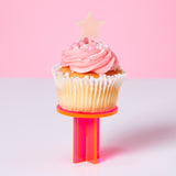 Blush Number Tiny Toppers - Set of 6
