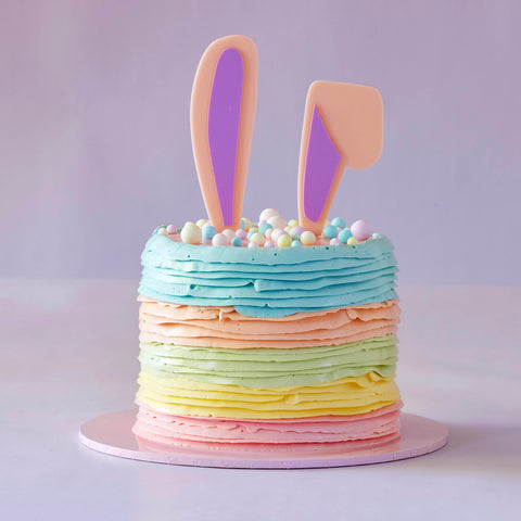 Bunny Ear Cake Toppers - more colour options available.