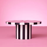 Sunburst Resin Cake Stand - Onyx