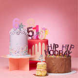 Multi Confetti Cake Topper
