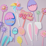 Pastel Flower Topper Set