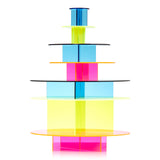 Neon Pink Acrylic Cake Stand