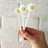Daisy Drink Stirrers