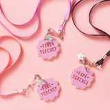 'Fave Teacher' Lanyard - Custom name available!