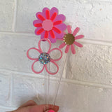 Flower Toppers - set of 3