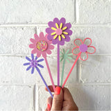 Pastel Flower Topper Set