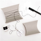 Pillow Gift Box Set - Natural Cardboard