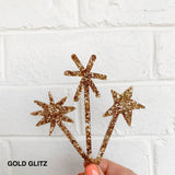 Star Sparkler Toppers - Set of 3