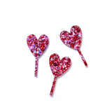 Tiny Heart Toppers - Set of 3