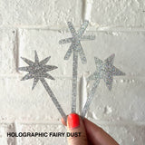 Star Sparkler Toppers - Set of 3