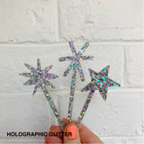 Star Sparkler Toppers - Set of 3