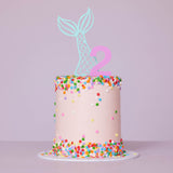 Mermaid Tail Cake Topper