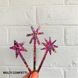 Star Sparkler Toppers - Set of 3
