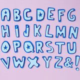 Name Kit: Transparent Blue/Pastel Blue