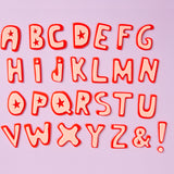 Name Kit: Neon Red/Blush