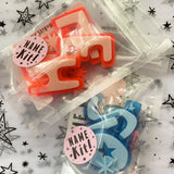 Name Kit: Transparent Blue/Pastel Blue