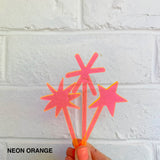Star Sparkler Toppers - Set of 3