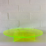 Neon Green Acrylic Cake Stand