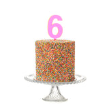 Large Neon Pink Cake Topper